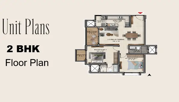 Floor Plan Variants Brigade Global Park Floor Plan - 2, 3 and 4 BHK Configurations