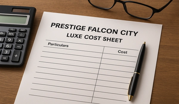 Brigade Global Park Cost Sheet
