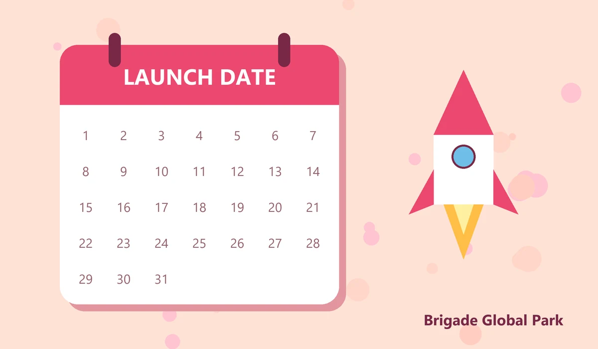 Brigade Global Park Launch Timeline
